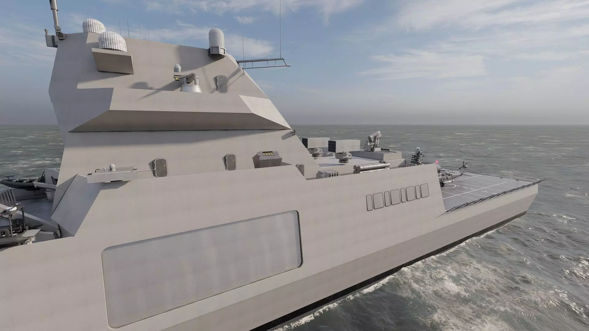 NAVY MULTIROLE  FRIGATE SPARTAN CLASS 3D model_12