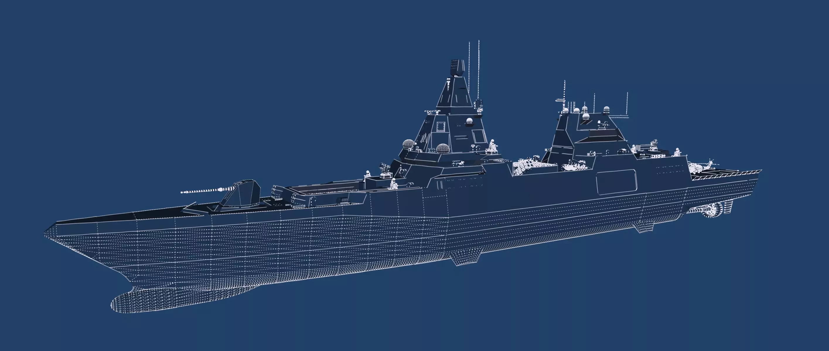 NAVY MULTIROLE  FRIGATE SPARTAN CLASS 3D model_46