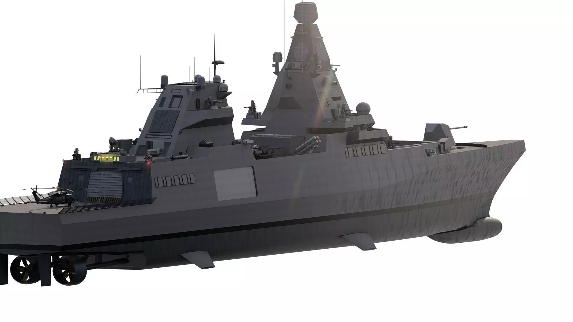NAVY MULTIROLE  FRIGATE SPARTAN CLASS 3D model_5