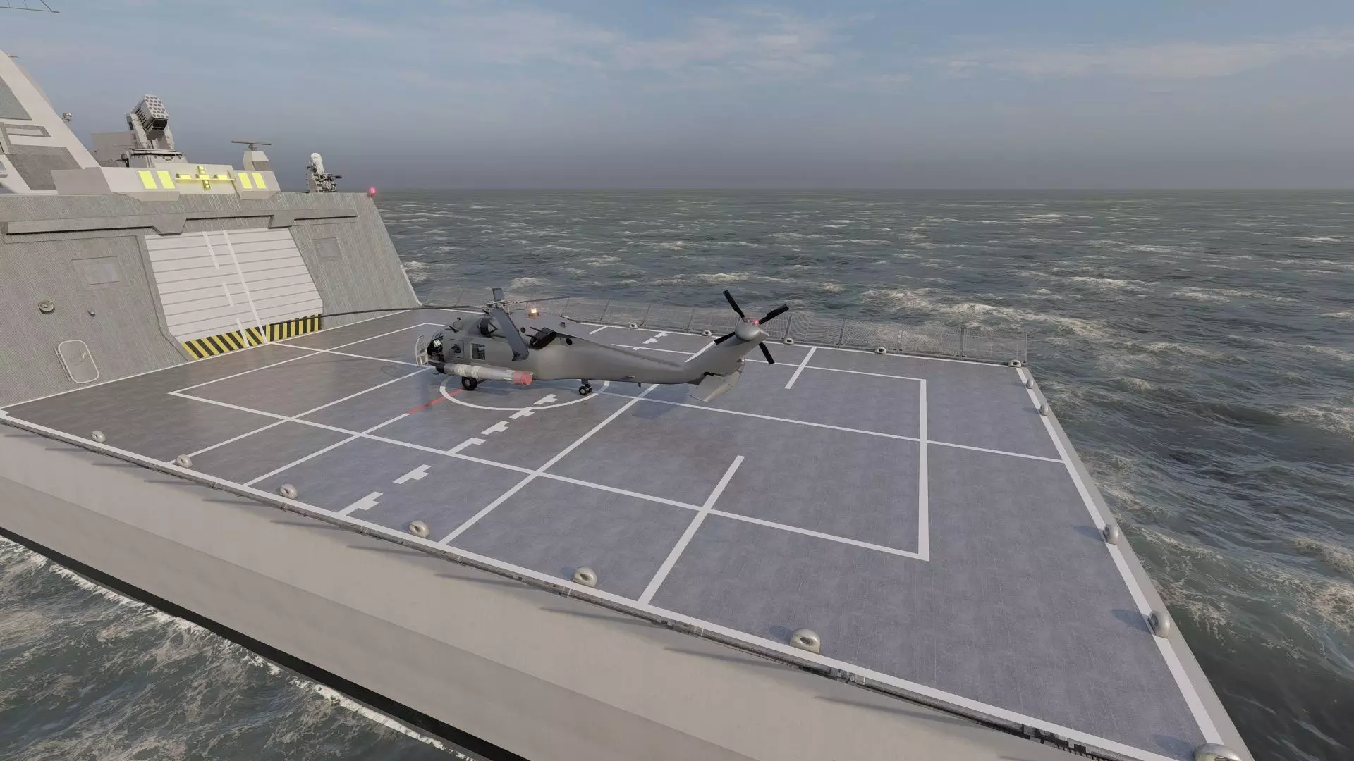 NAVY MULTIROLE  FRIGATE SPARTAN CLASS 3D model_14