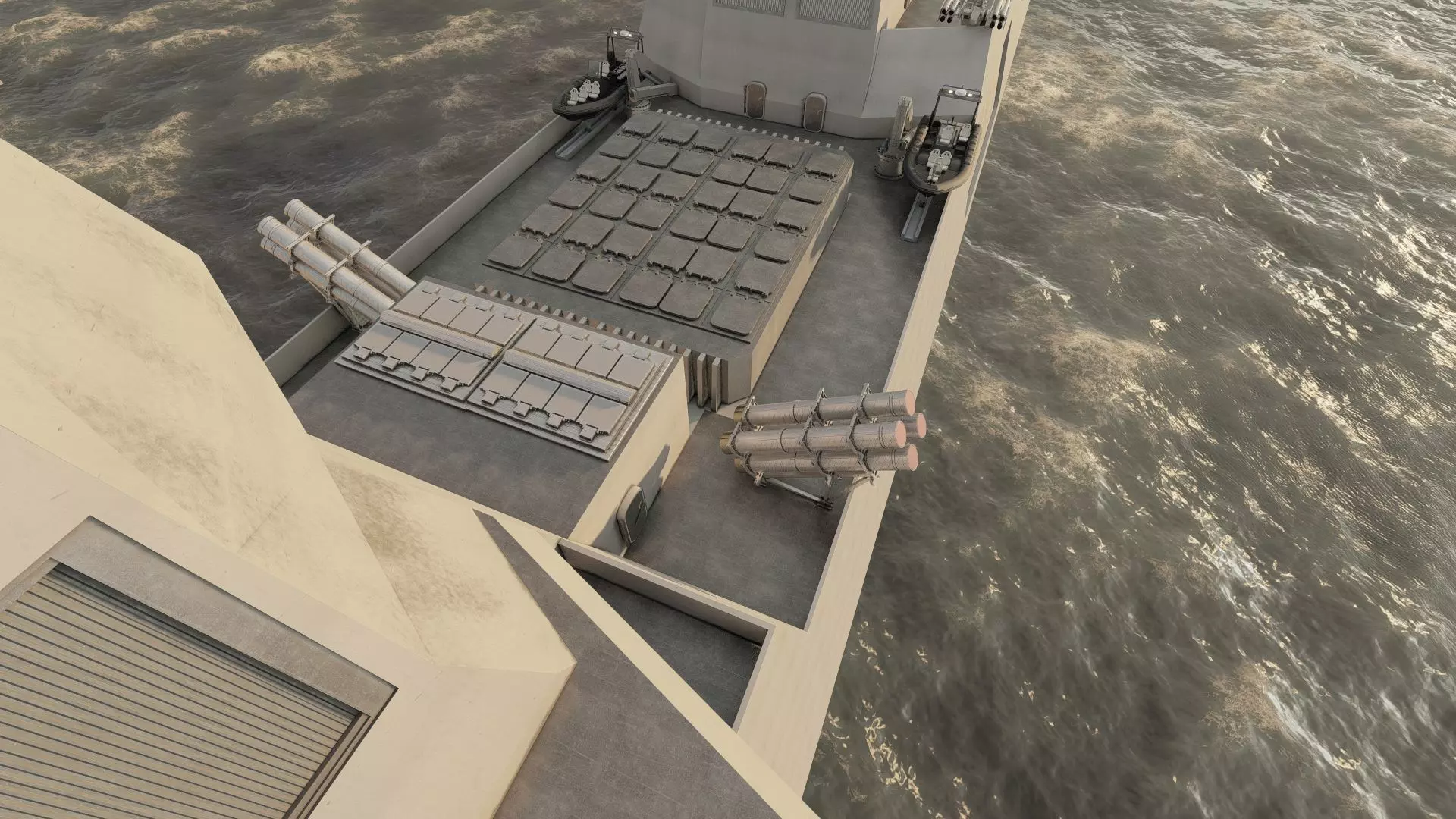 NAVY MULTIROLE  FRIGATE SPARTAN CLASS 3D model_28