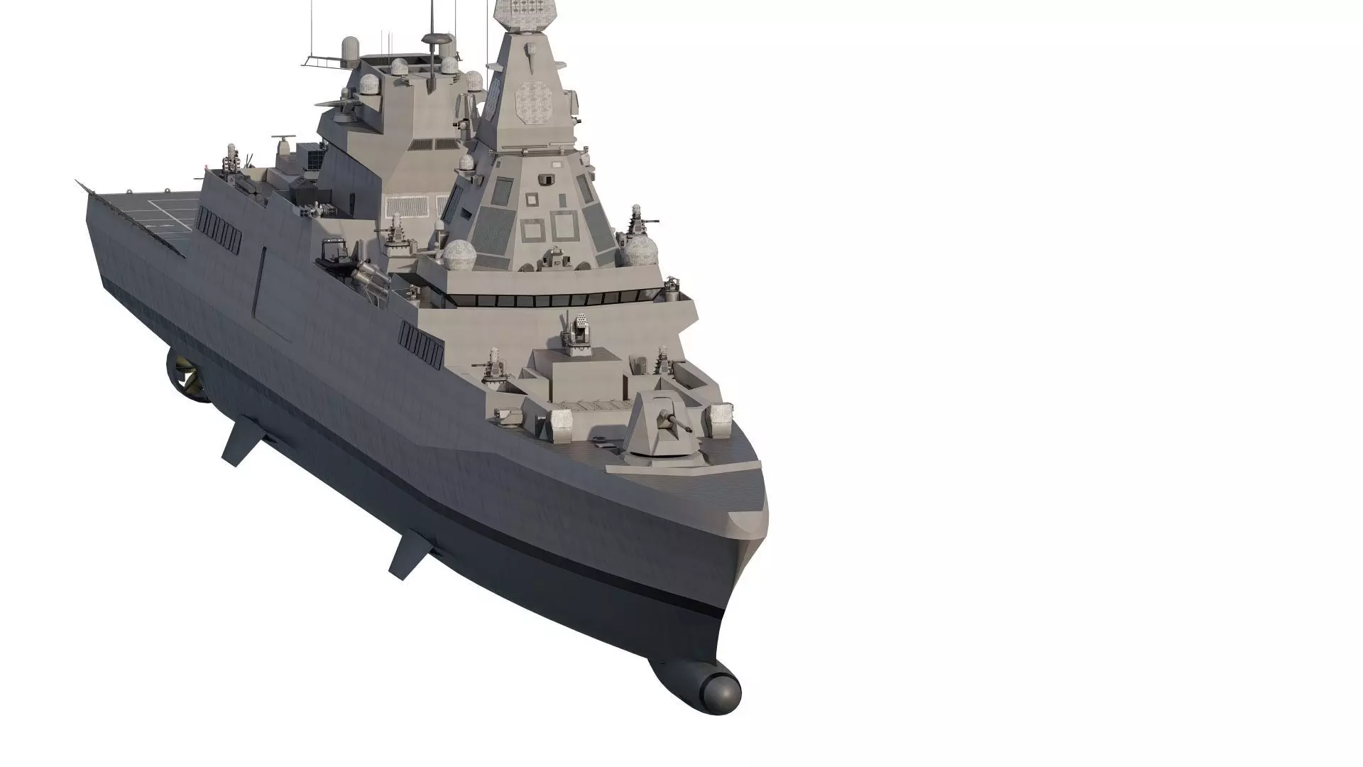 NAVY MULTIROLE  FRIGATE SPARTAN CLASS 3D model_2