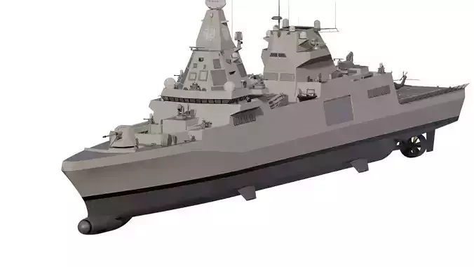 NAVY MULTIROLE  FRIGATE SPARTAN CLASS 3D model