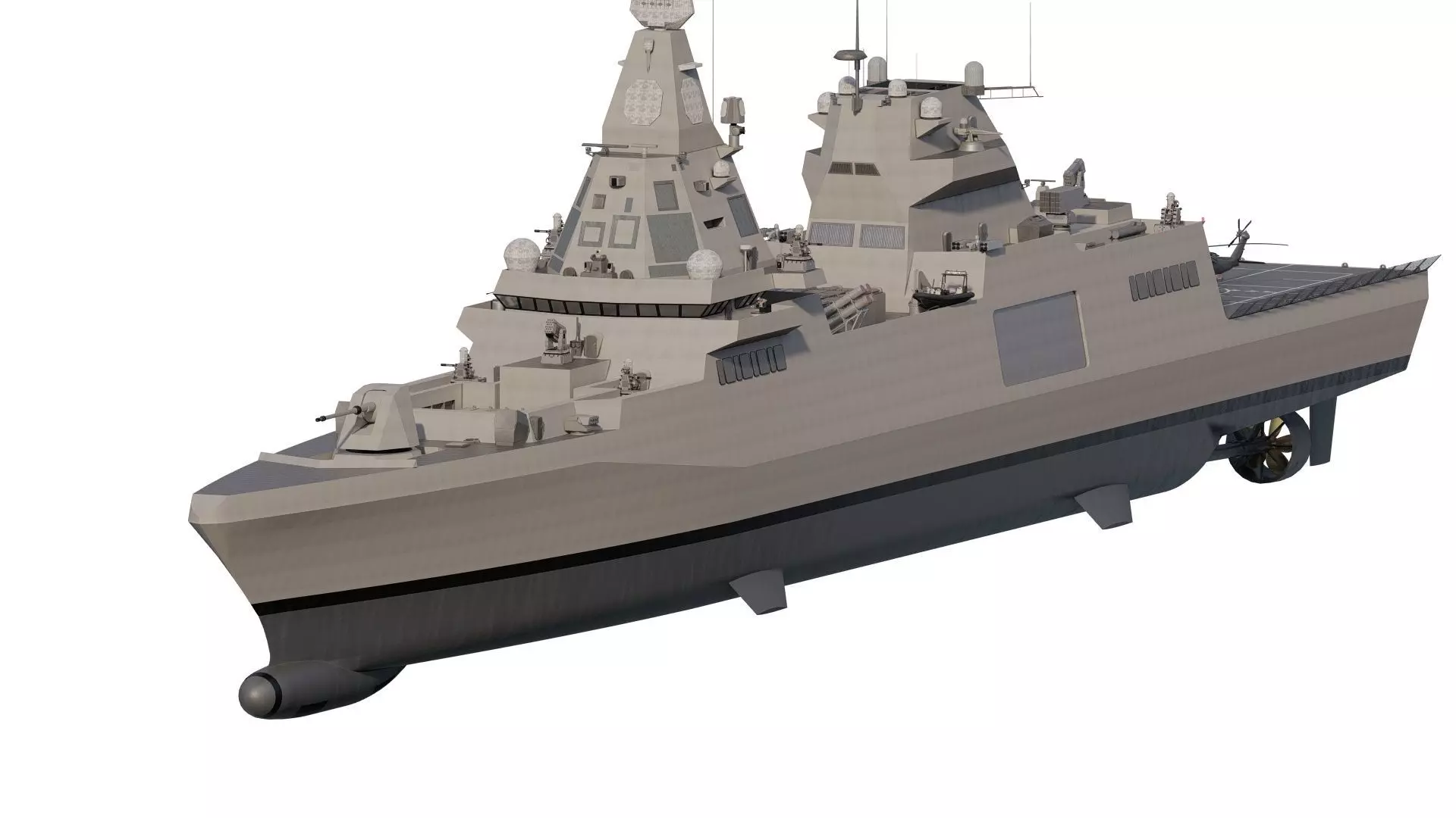 NAVY MULTIROLE  FRIGATE SPARTAN CLASS 3D model_0