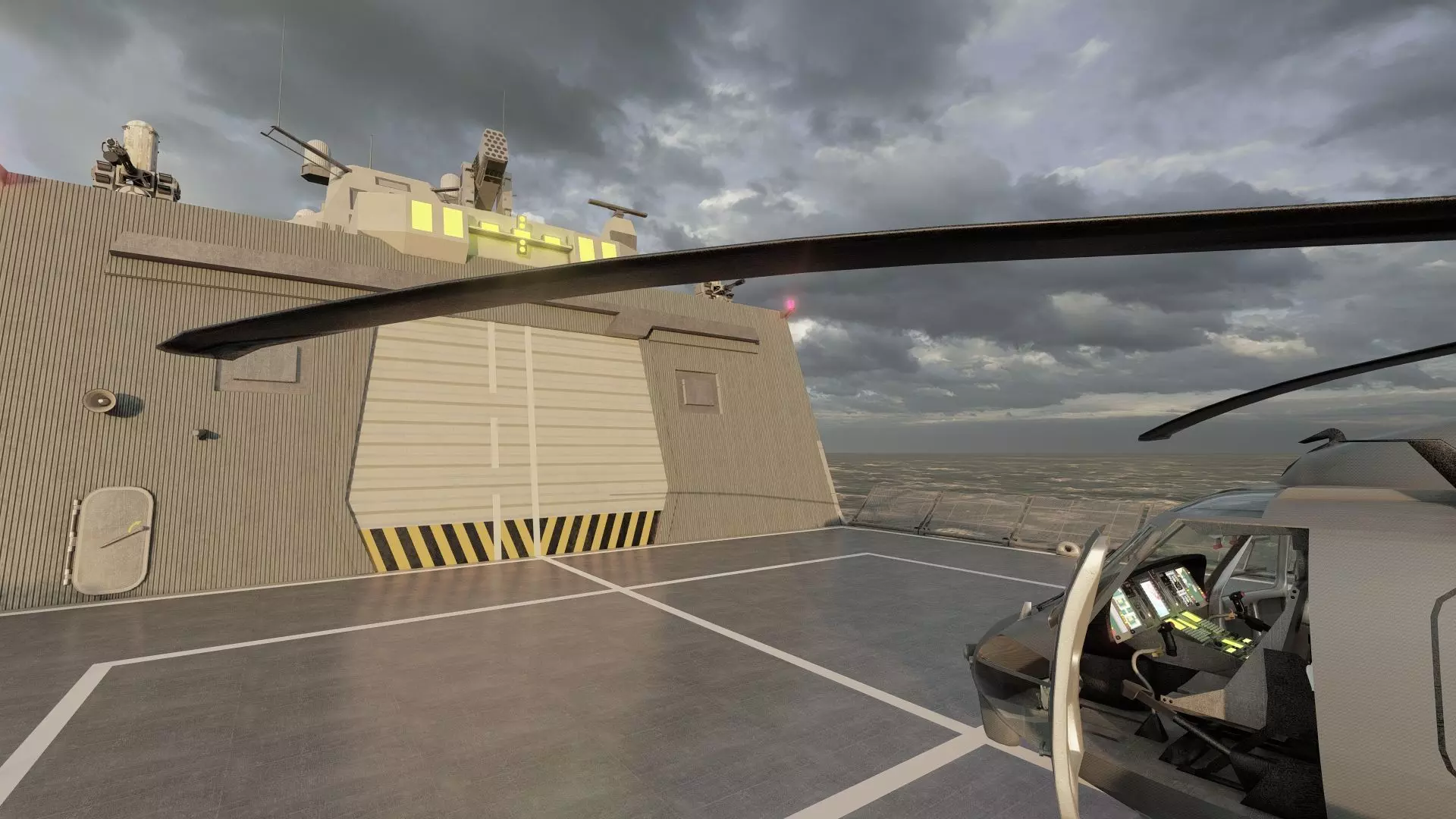 NAVY MULTIROLE  FRIGATE SPARTAN CLASS 3D model_36