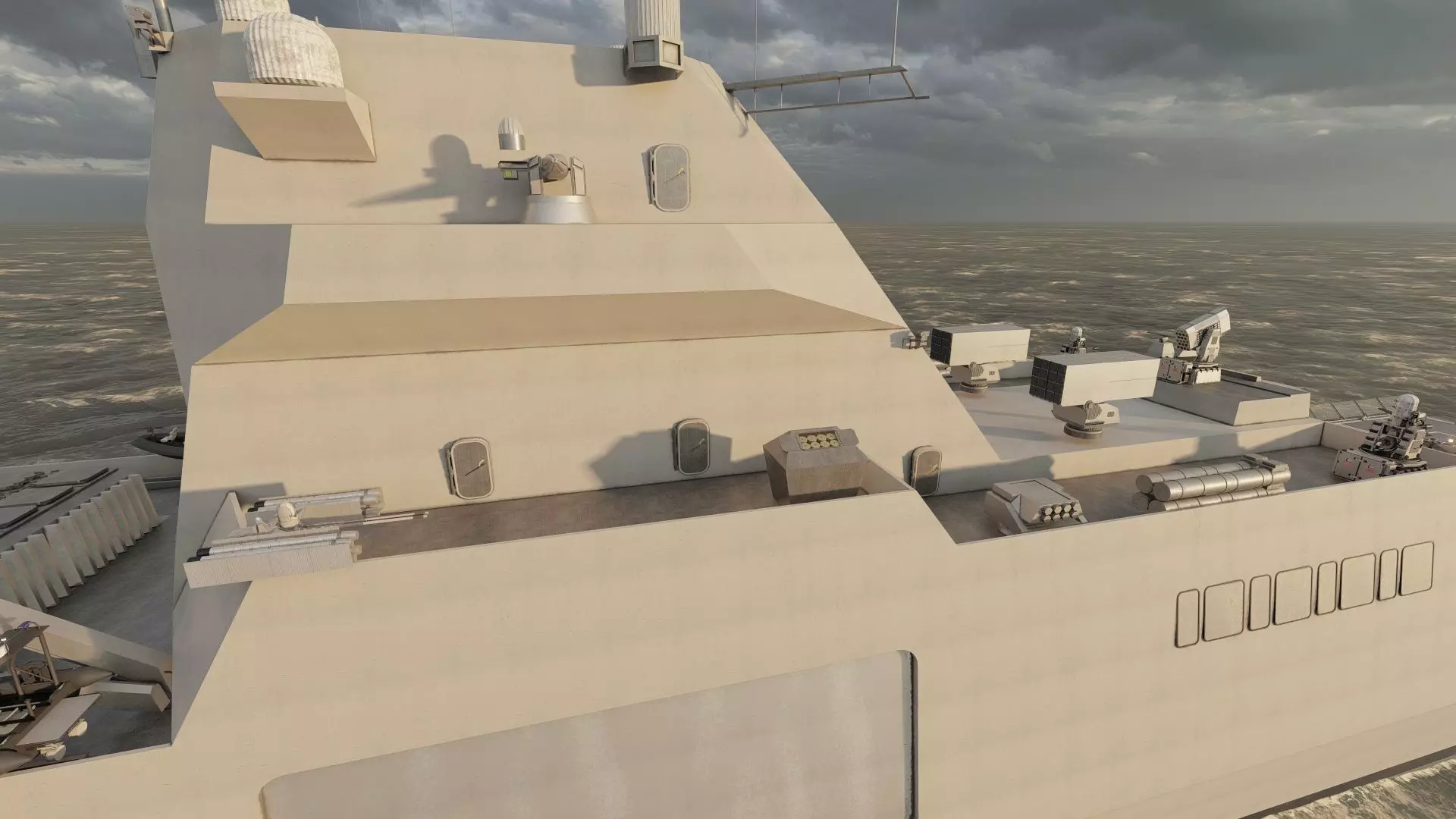 NAVY MULTIROLE  FRIGATE SPARTAN CLASS 3D model_32