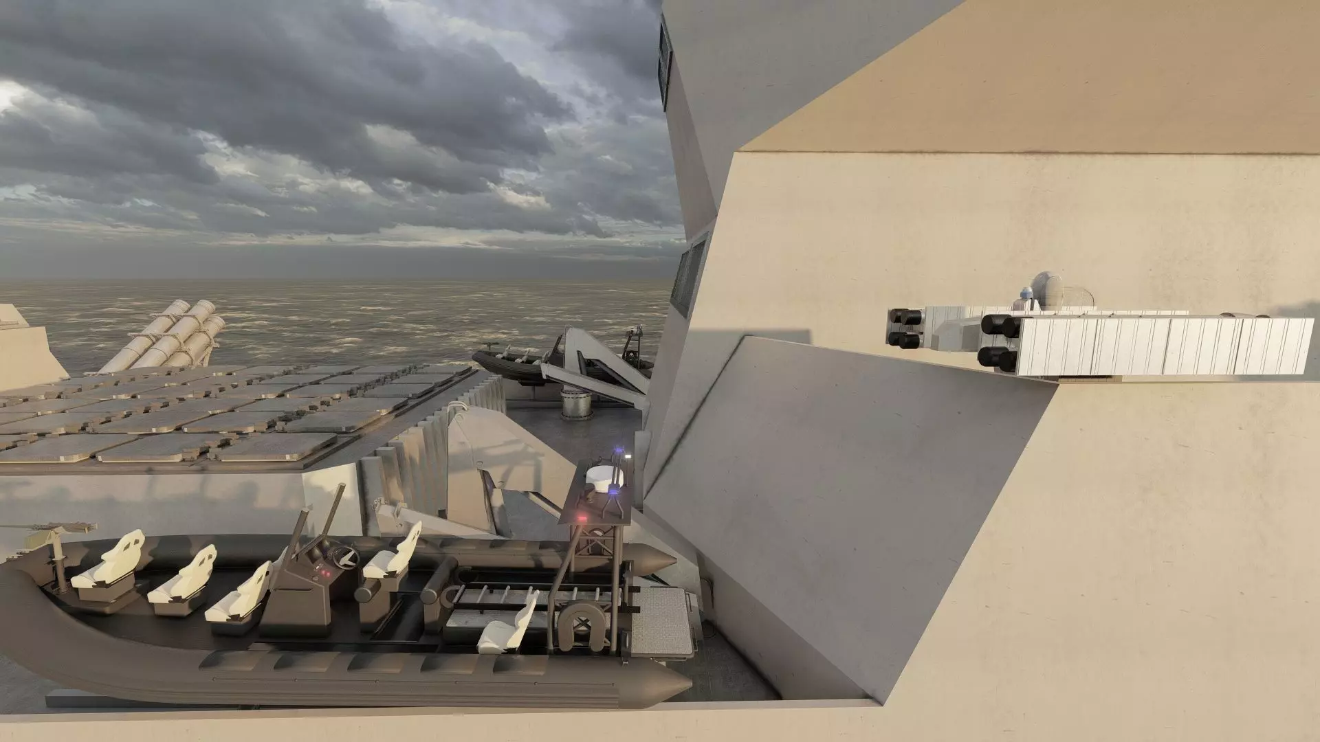 NAVY MULTIROLE  FRIGATE SPARTAN CLASS 3D model_31