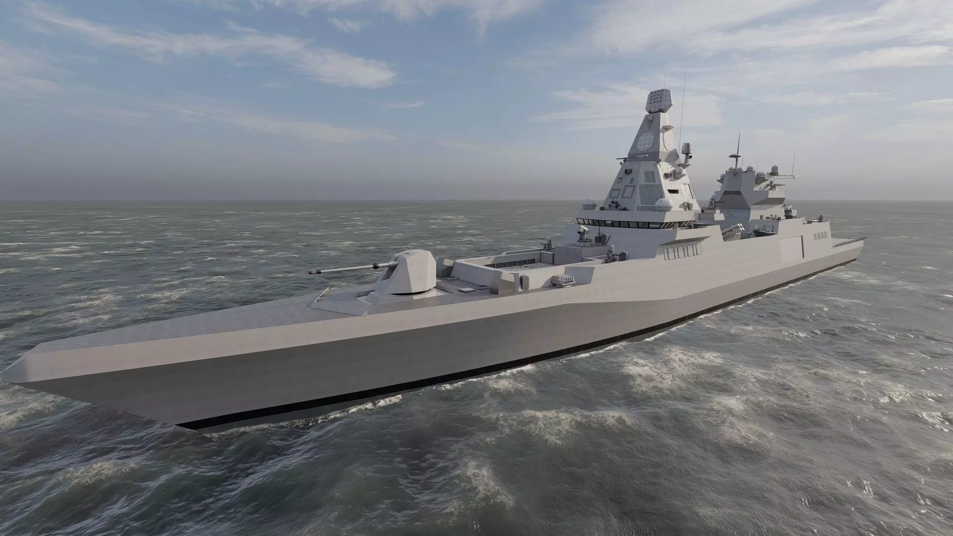 NAVY MULTIROLE  FRIGATE SPARTAN CLASS 3D model_7