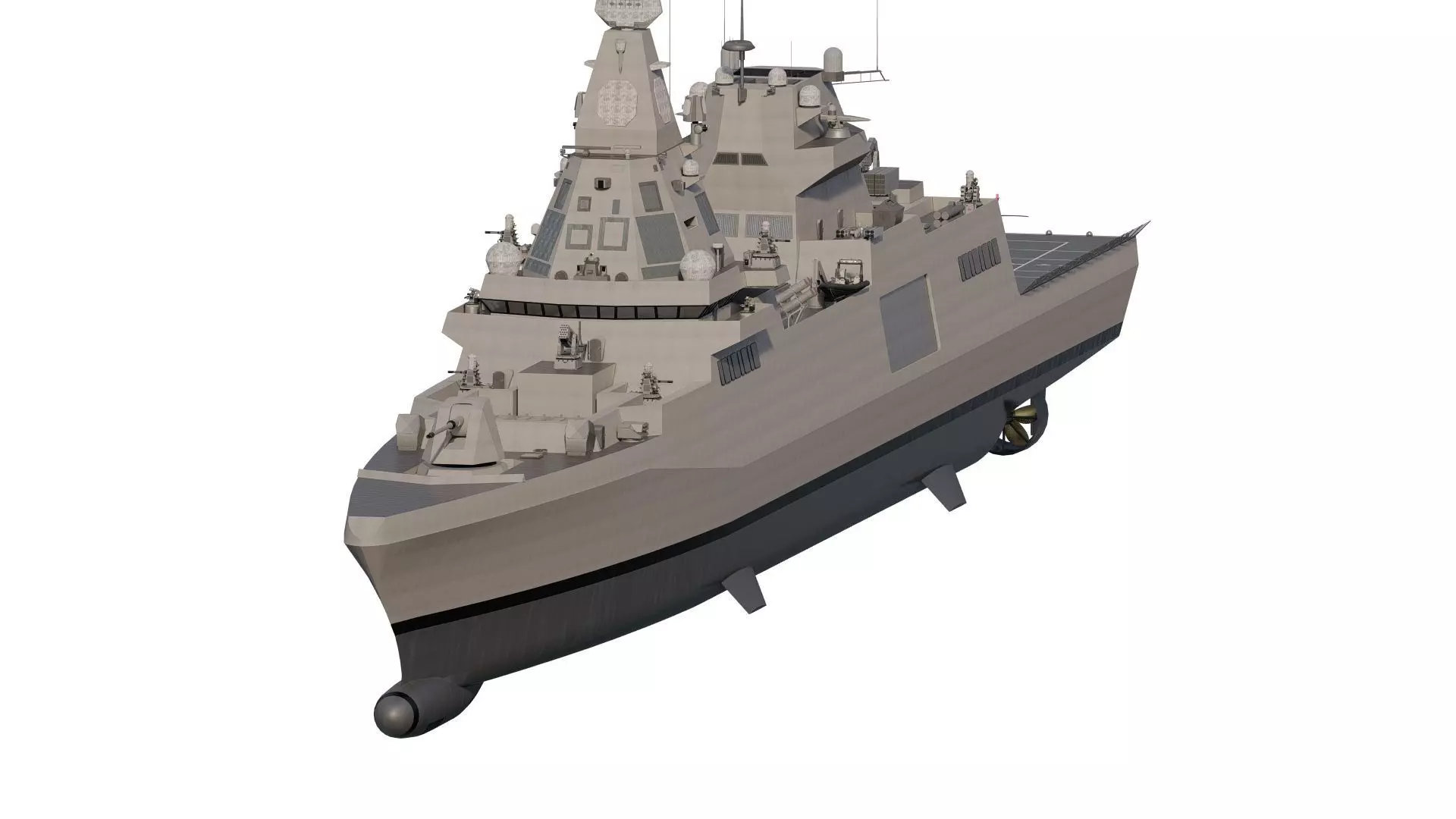 NAVY MULTIROLE  FRIGATE SPARTAN CLASS 3D model_1