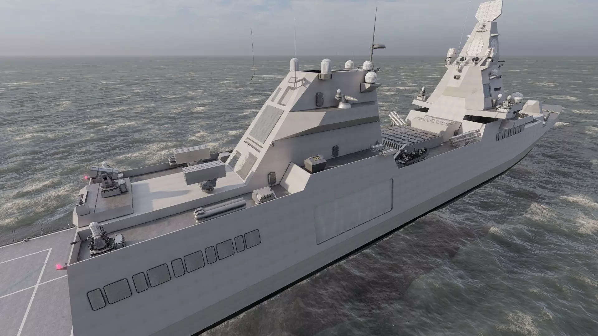 NAVY MULTIROLE  FRIGATE SPARTAN CLASS 3D model_17