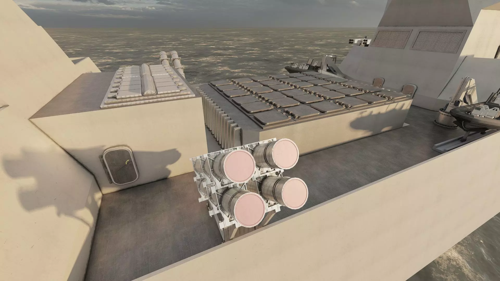 NAVY MULTIROLE  FRIGATE SPARTAN CLASS 3D model_29