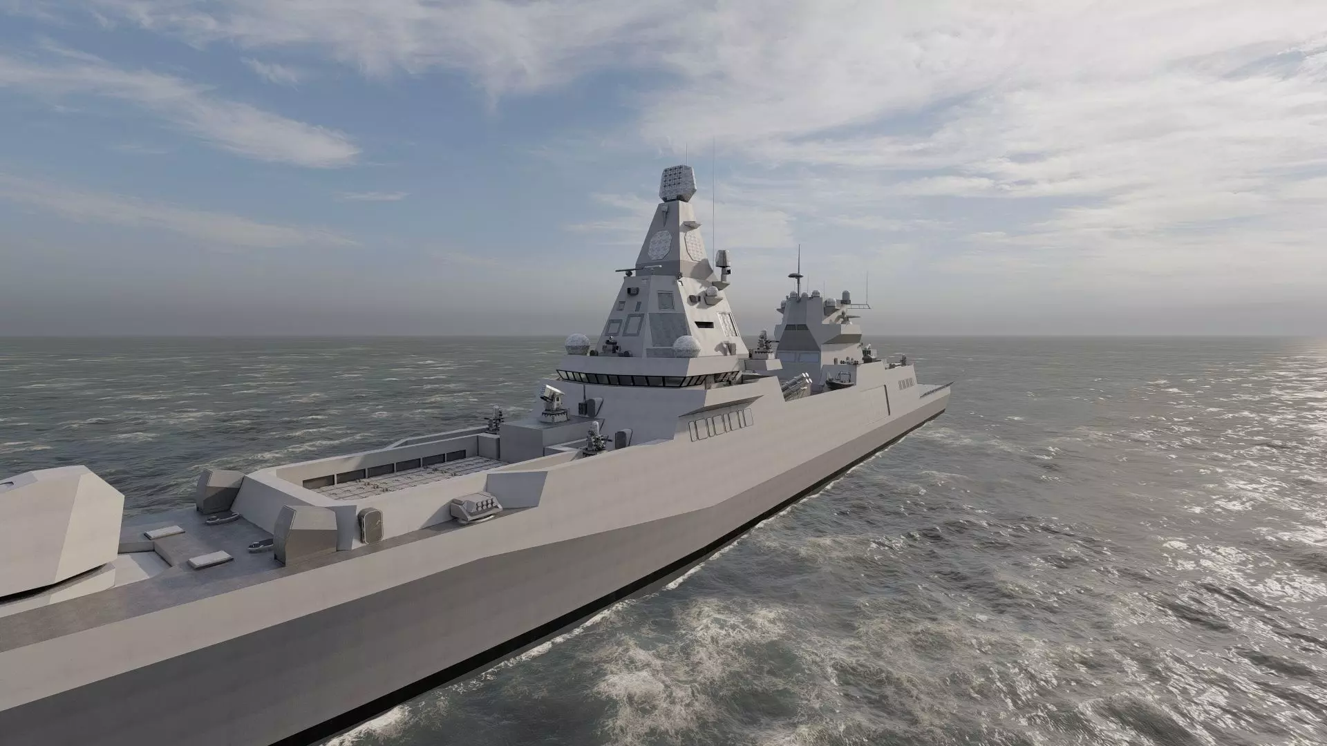 NAVY MULTIROLE  FRIGATE SPARTAN CLASS 3D model_8