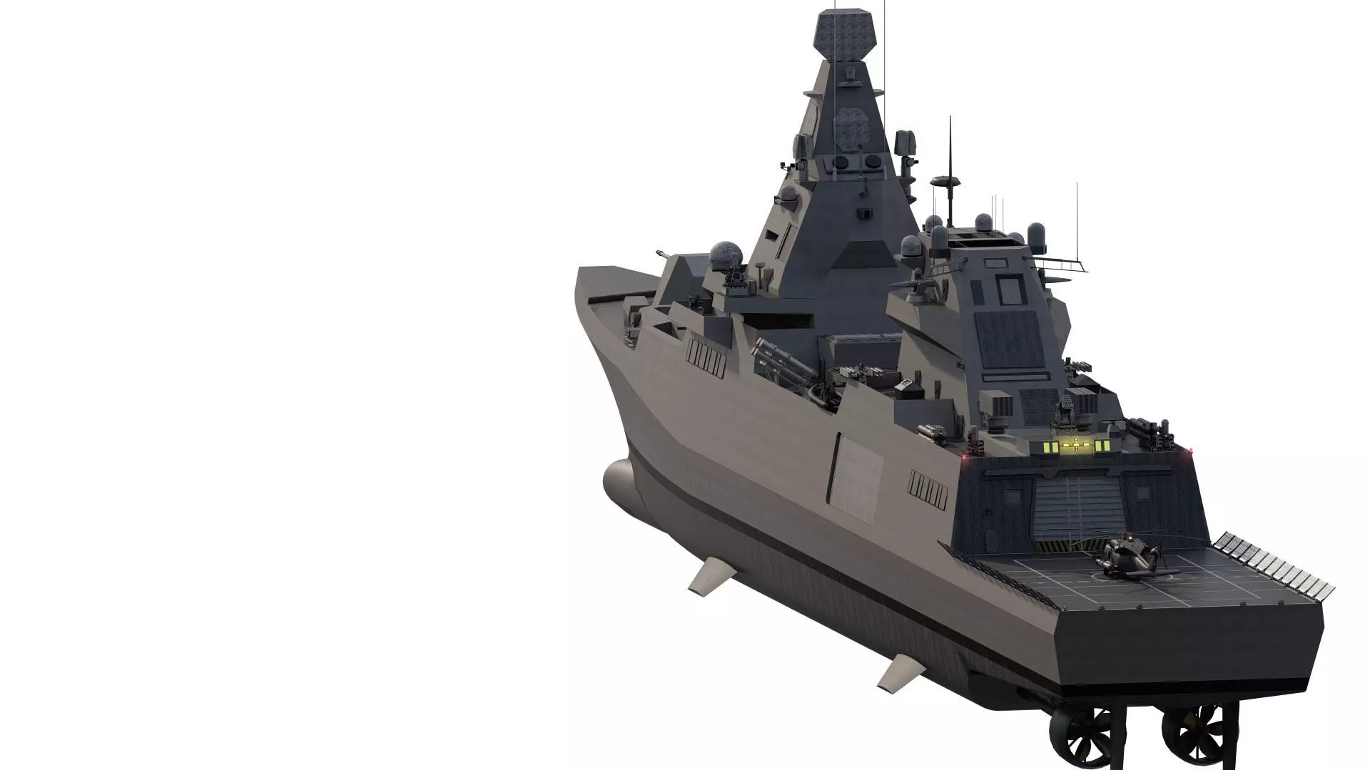 NAVY MULTIROLE  FRIGATE SPARTAN CLASS 3D model_6