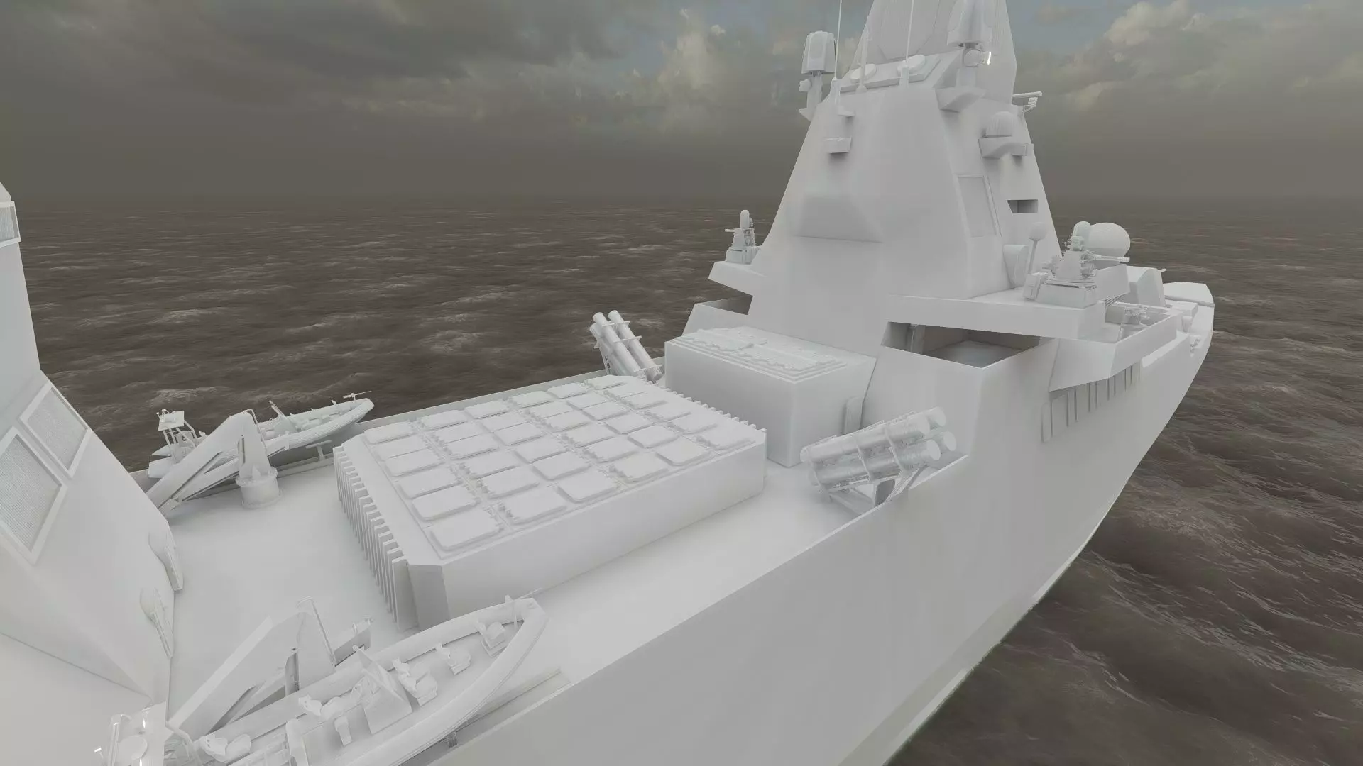 NAVY MULTIROLE  FRIGATE SPARTAN CLASS 3D model_43