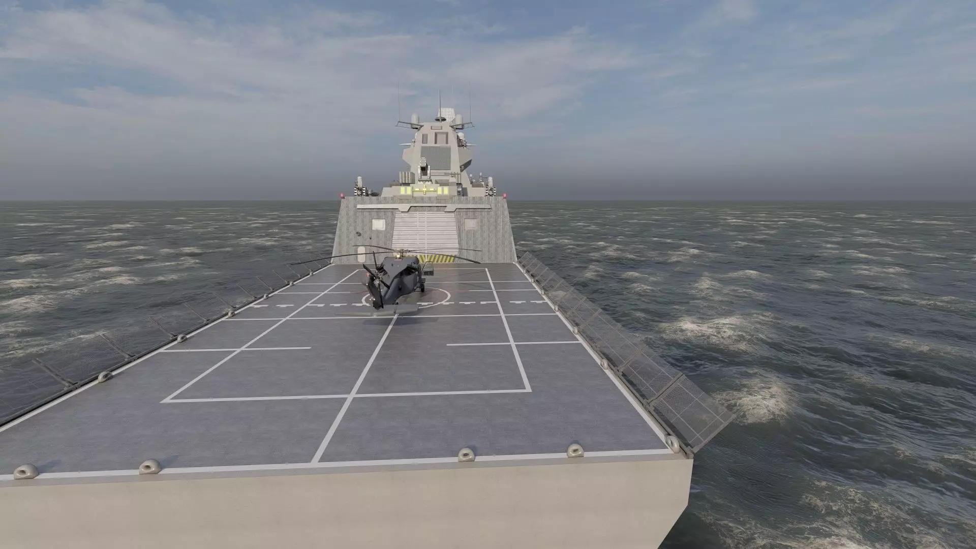 NAVY MULTIROLE  FRIGATE SPARTAN CLASS 3D model_15