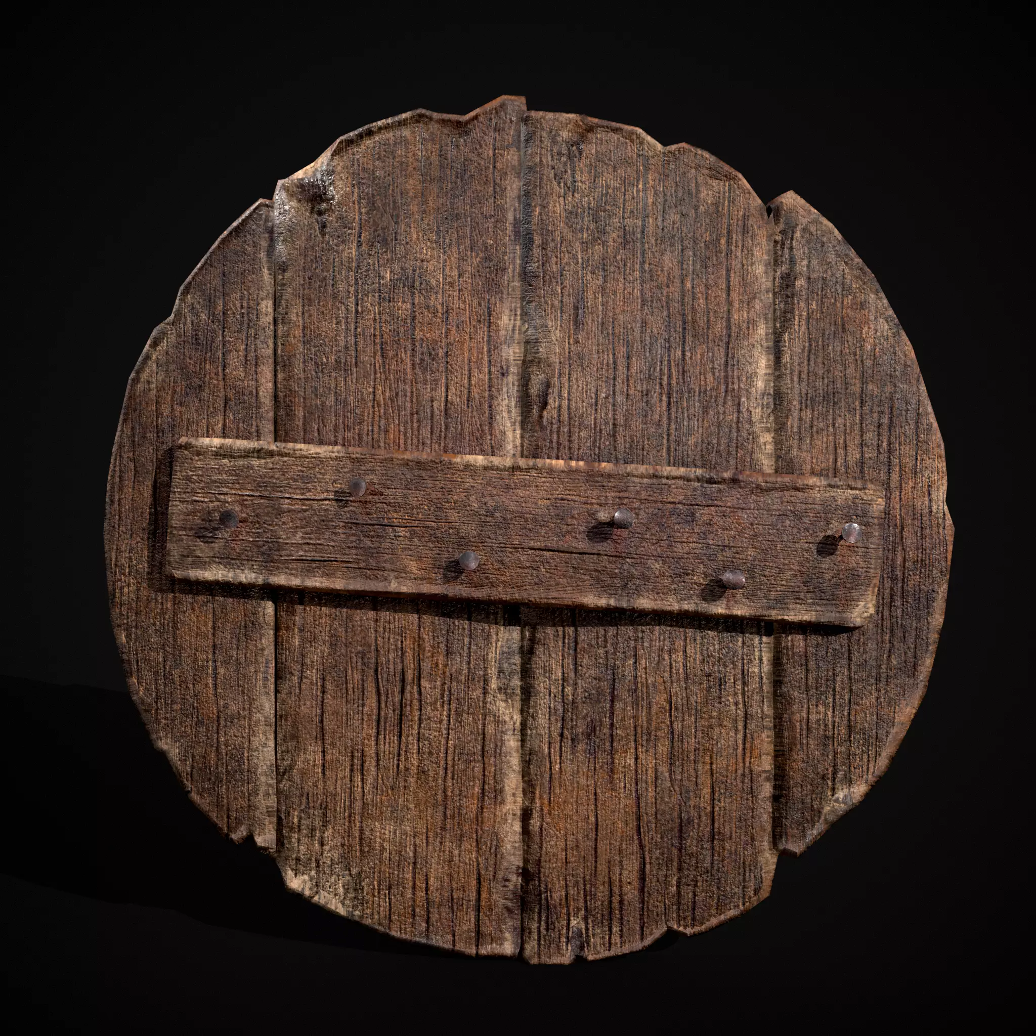 BW Snake Norse Coat of Arms Low-poly 3D model_9