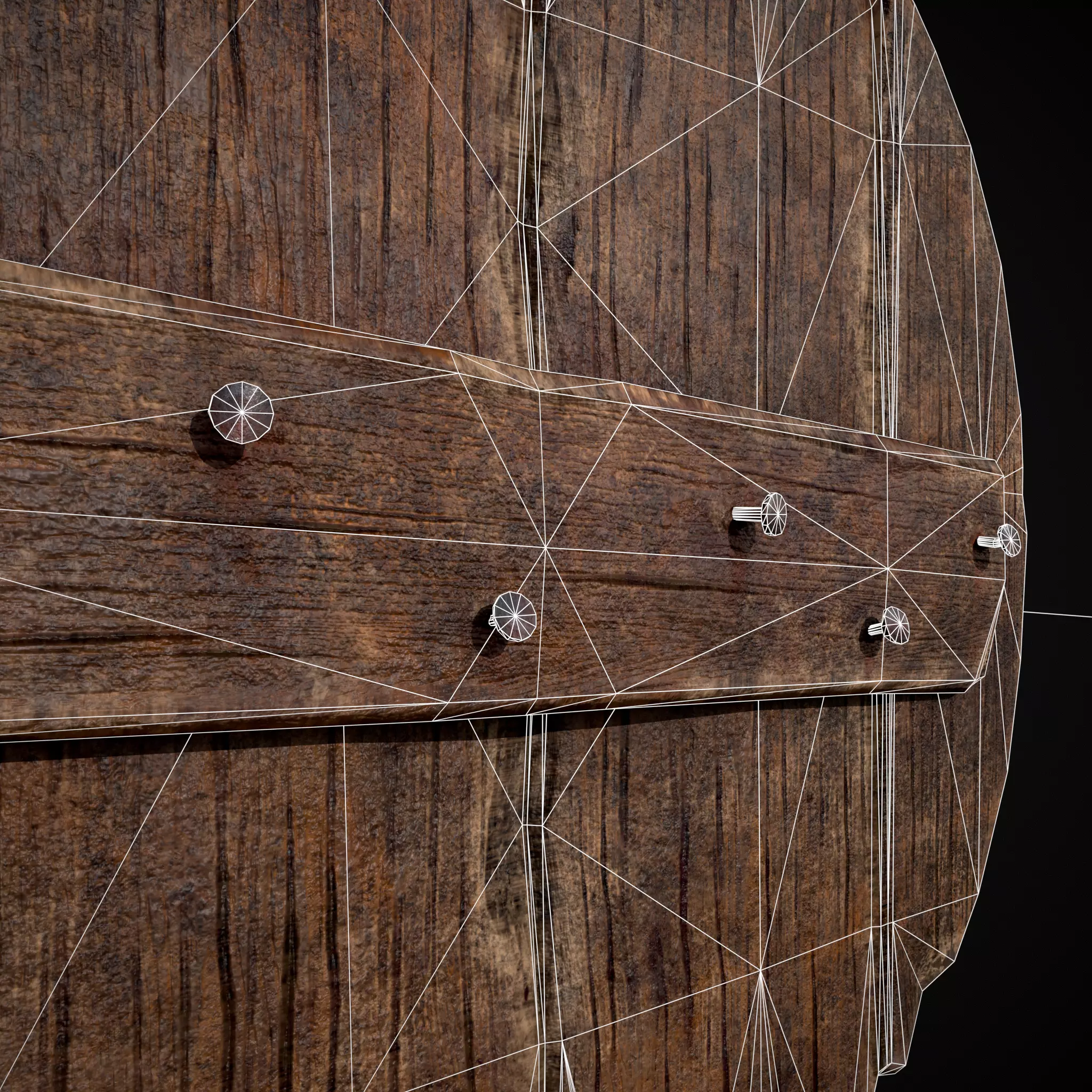 BW Snake Norse Coat of Arms Low-poly 3D model_21