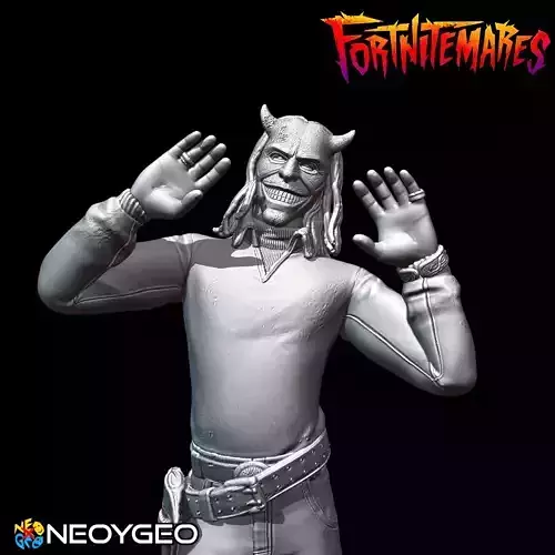 THE GRABBER - BLACK PHONE - FORTNITE 3D print model THE GRABBER - BLACK PHONE - FORTNITE 3D print model