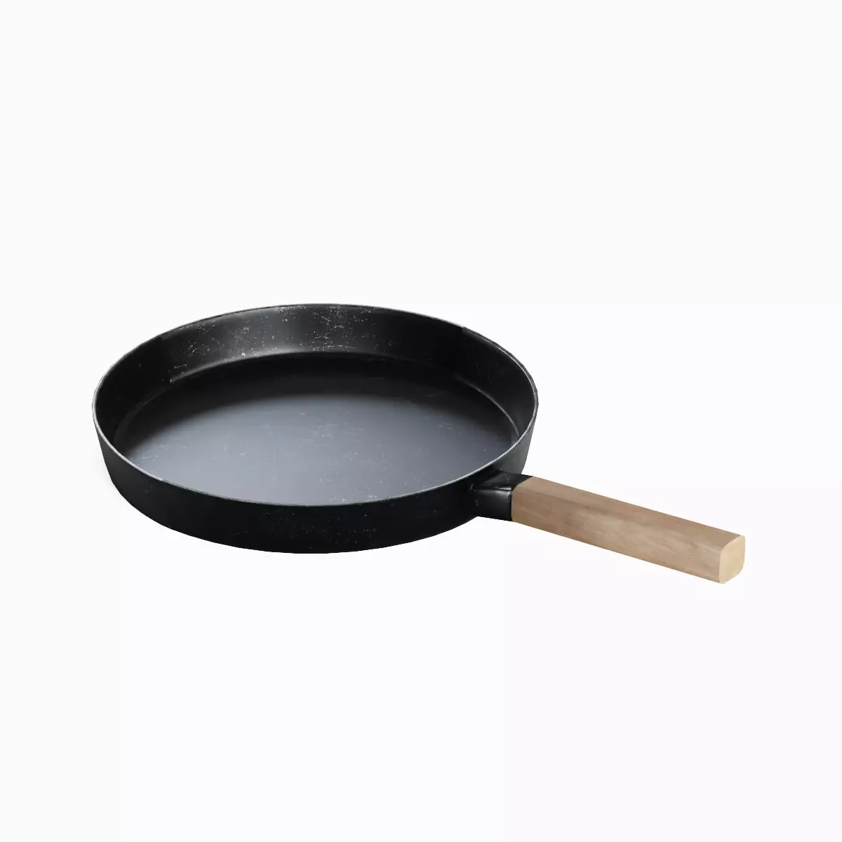 Kitchen Frying Pan 01 Low-poly 3D model_5