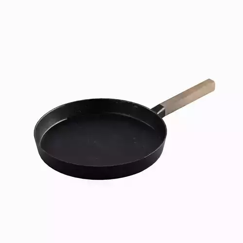 Kitchen Frying Pan 01 Low-poly 3D model Kitchen Frying Pan 01 Low-poly 3D model