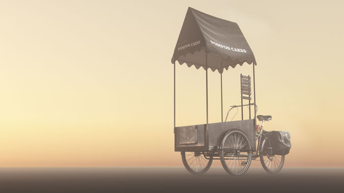 Kinfolk Pompon Cakes 3D model