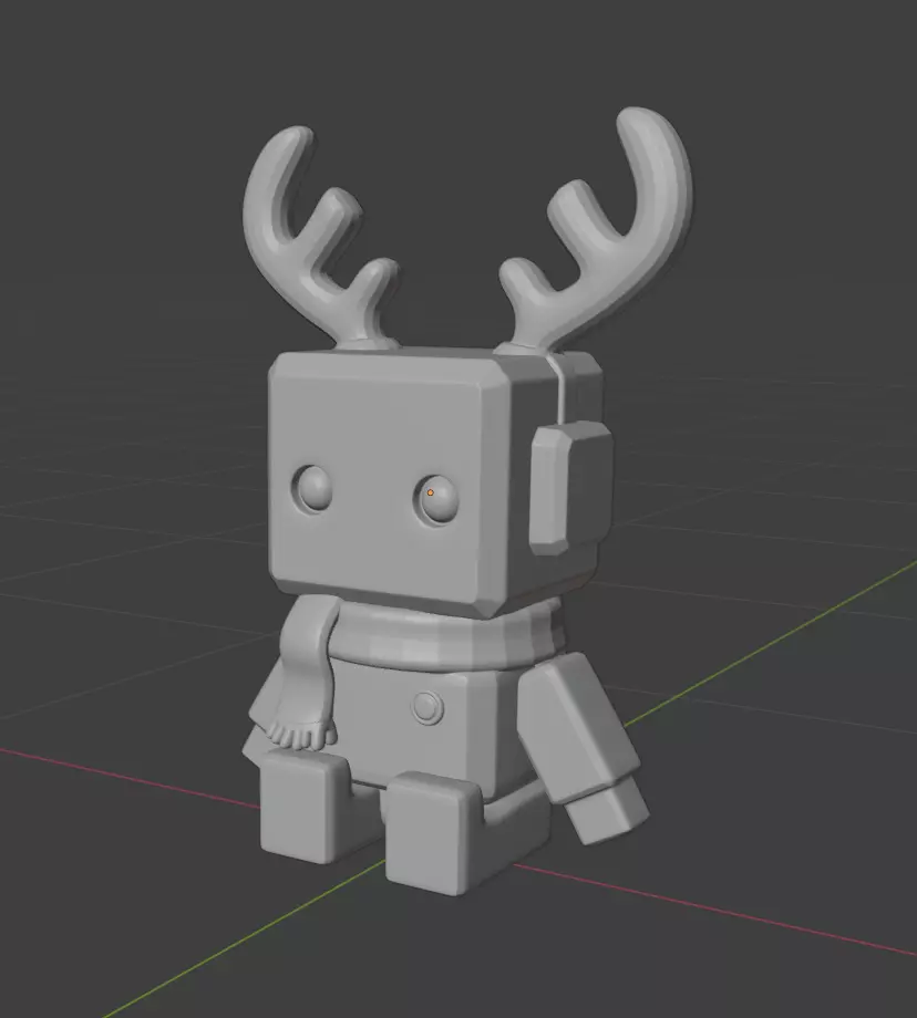 Rudy Claus 3D print model_2