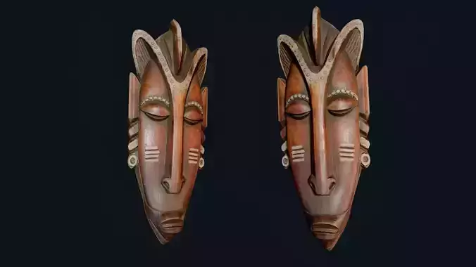 African Decor Mask 3