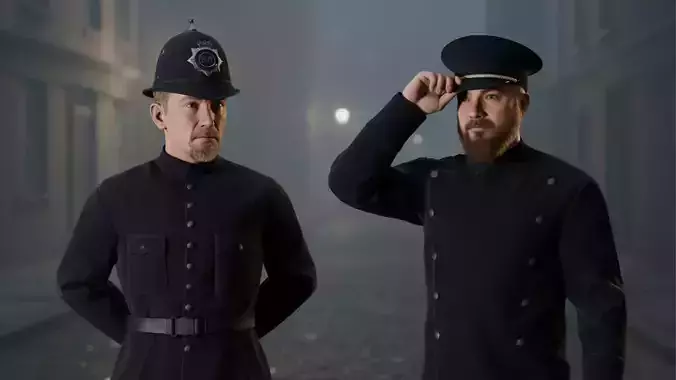 1920s British Police Uniform for Metahuman