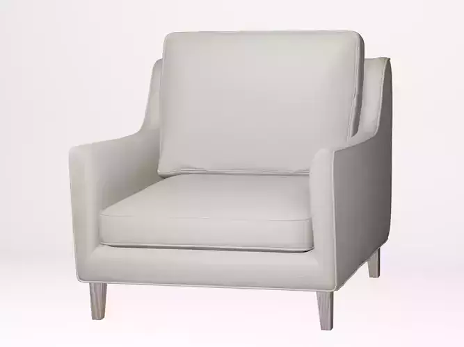 Accent arm chair square