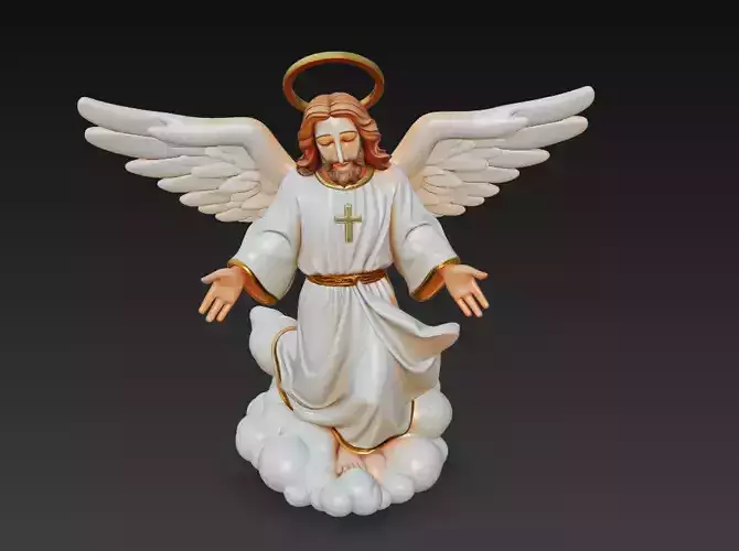 Divine Guardian - Angelic Protector 3D Model