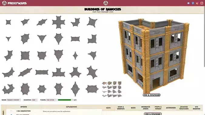 Damocles City Builder - Fragrance Dormitory - Modular Buildings