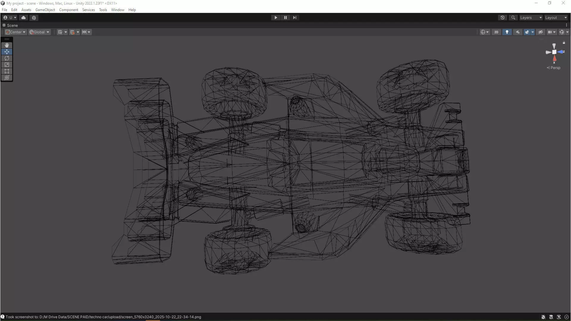 3D Futuristic Off Road Racing Car Model High Detail Textured Low-poly 3D model_15