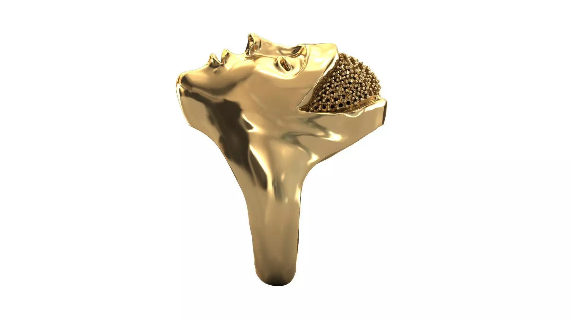 Death and Radiance Ring 3D print model_7