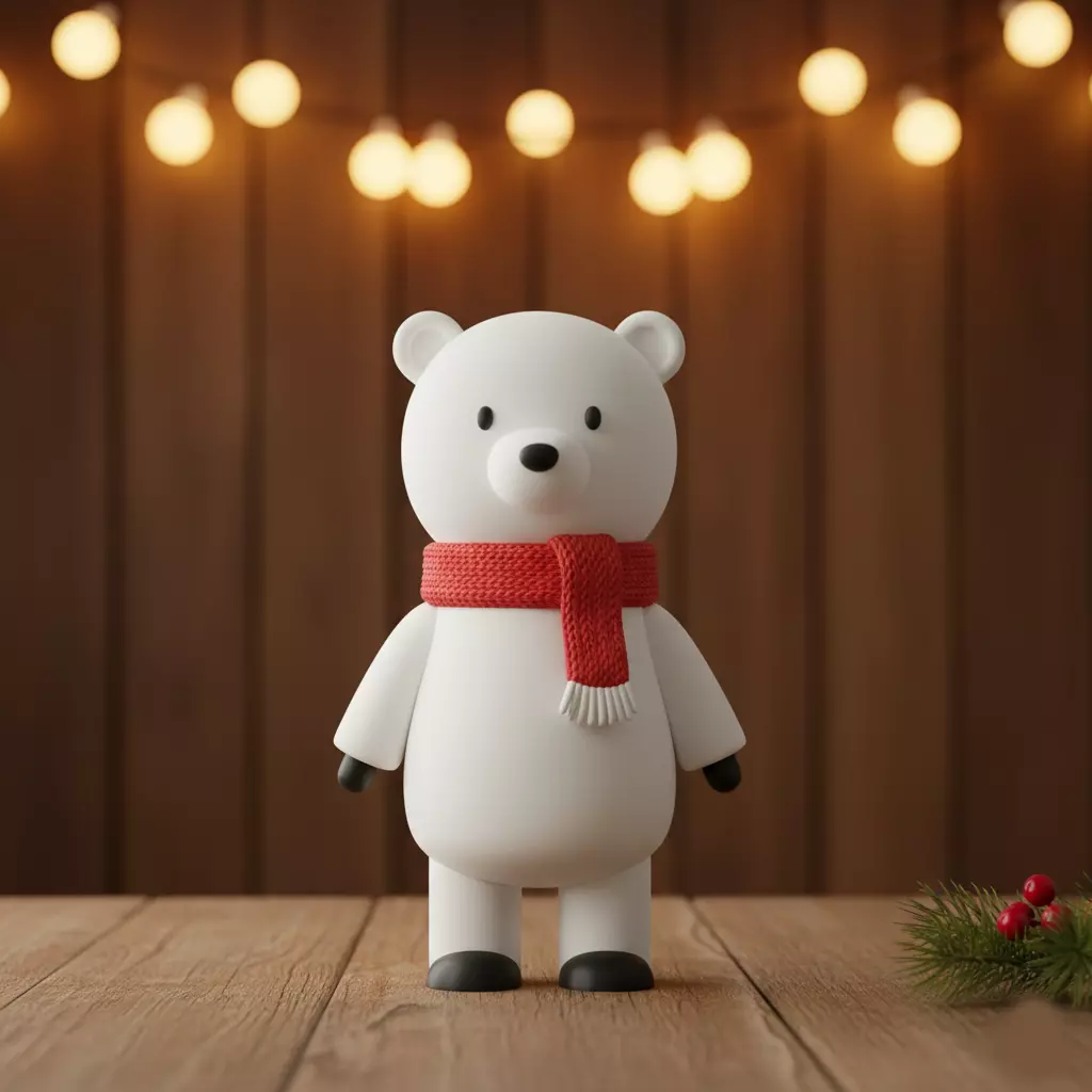Chilly Bear 3D print model_1