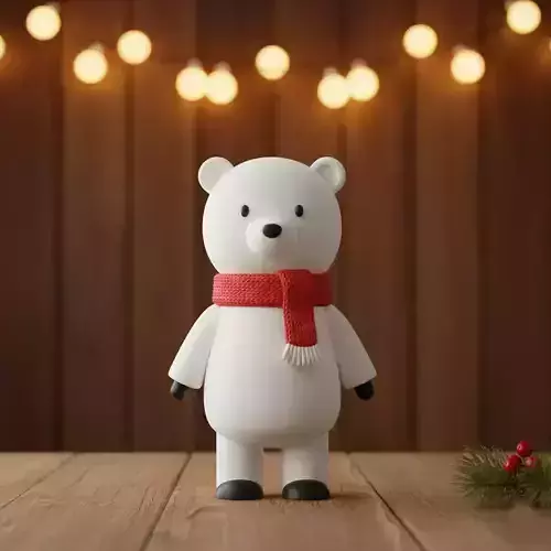 Chilly Bear 3D print model