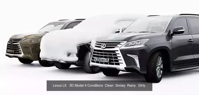 Luxury Car 3D Pack 3 High Quality Models SAVE your MONEY 3D Model Collection_1