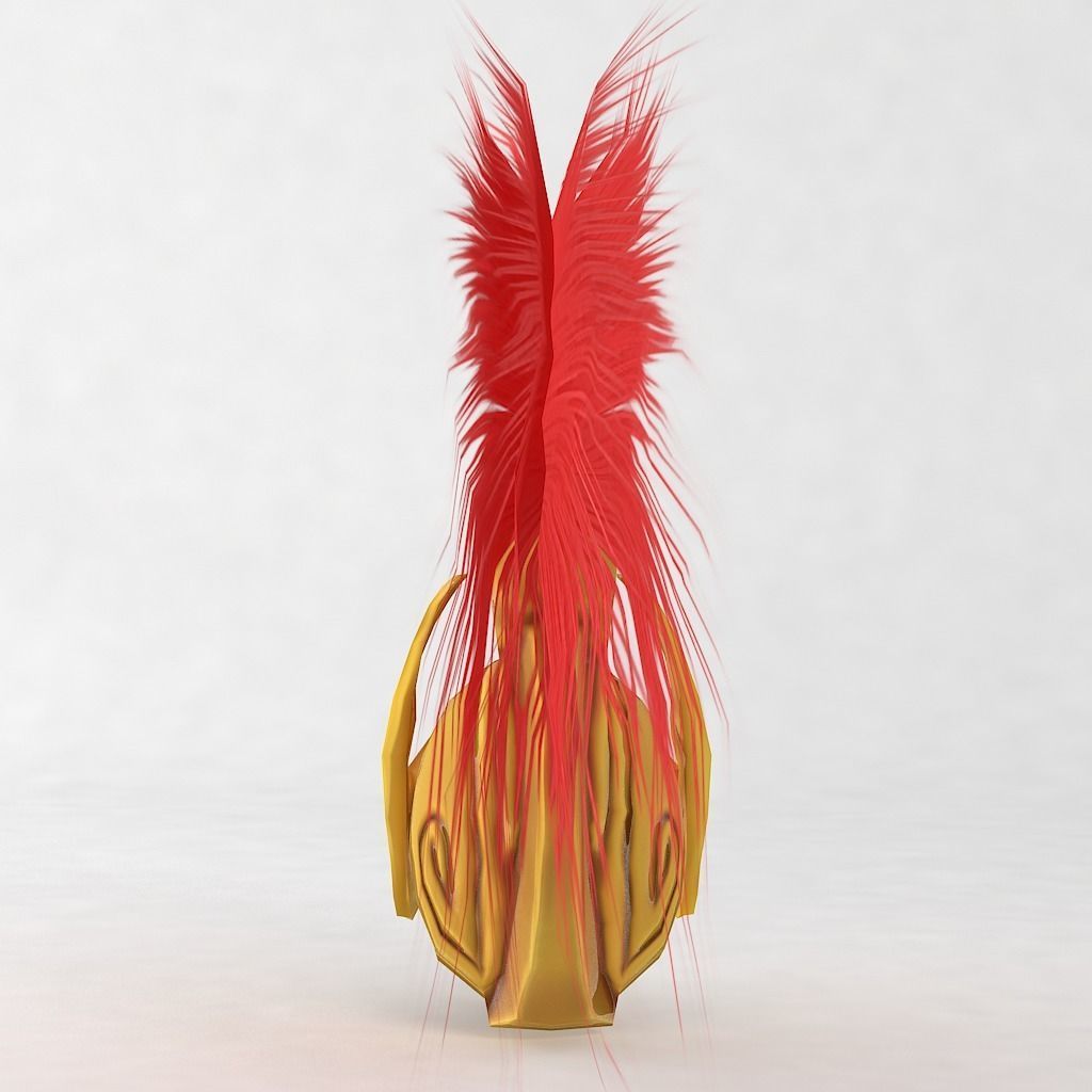 Armor Helmet Bear Roman Low-poly 3D model_4