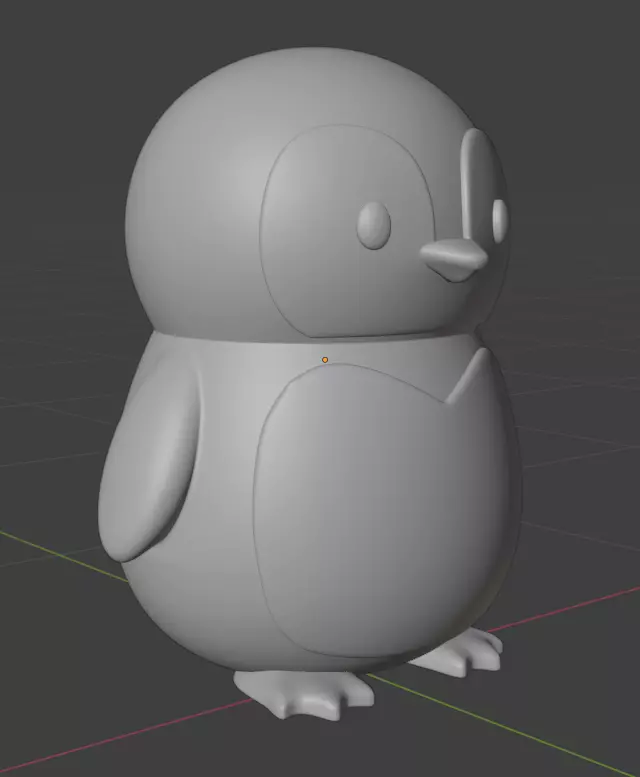 Pinguino 3D print model_2