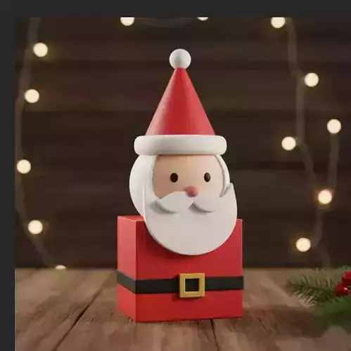 Santa Gift Buddy 3D print model