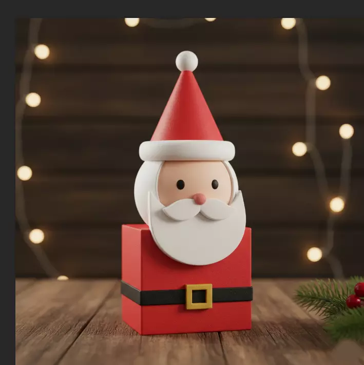 Santa Gift Buddy 3D print model_0