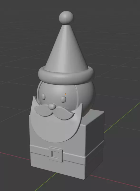 Santa Gift Buddy 3D print model_1