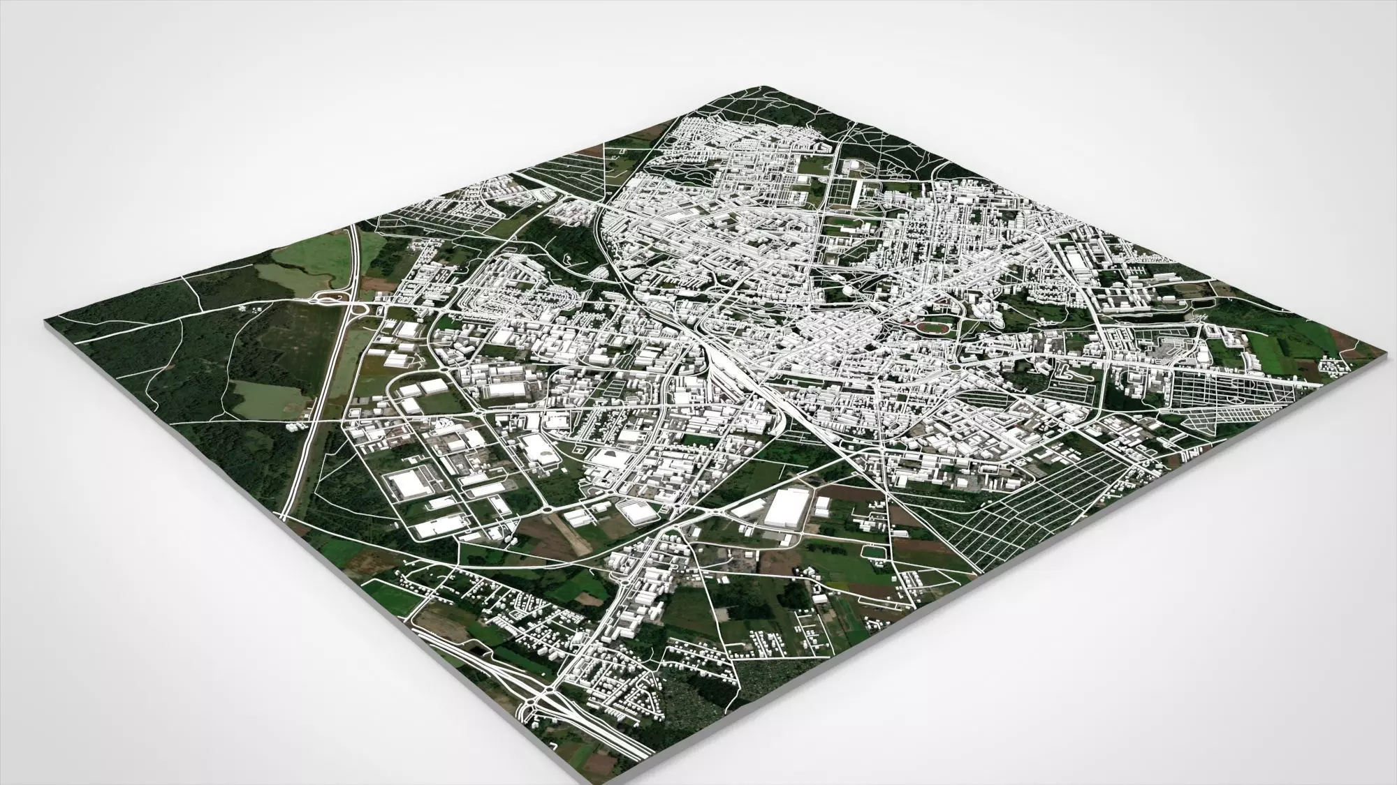 Cityscape Koszalin Poland 3D model_6