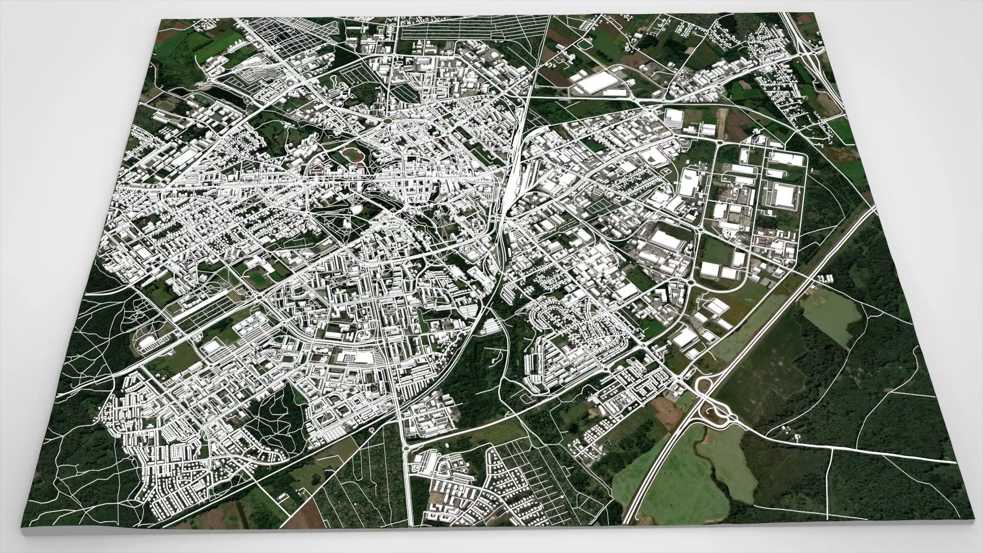 Cityscape Koszalin Poland 3D model_8