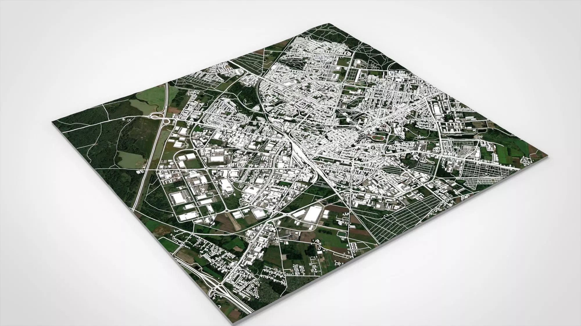 Cityscape Koszalin Poland 3D model_16