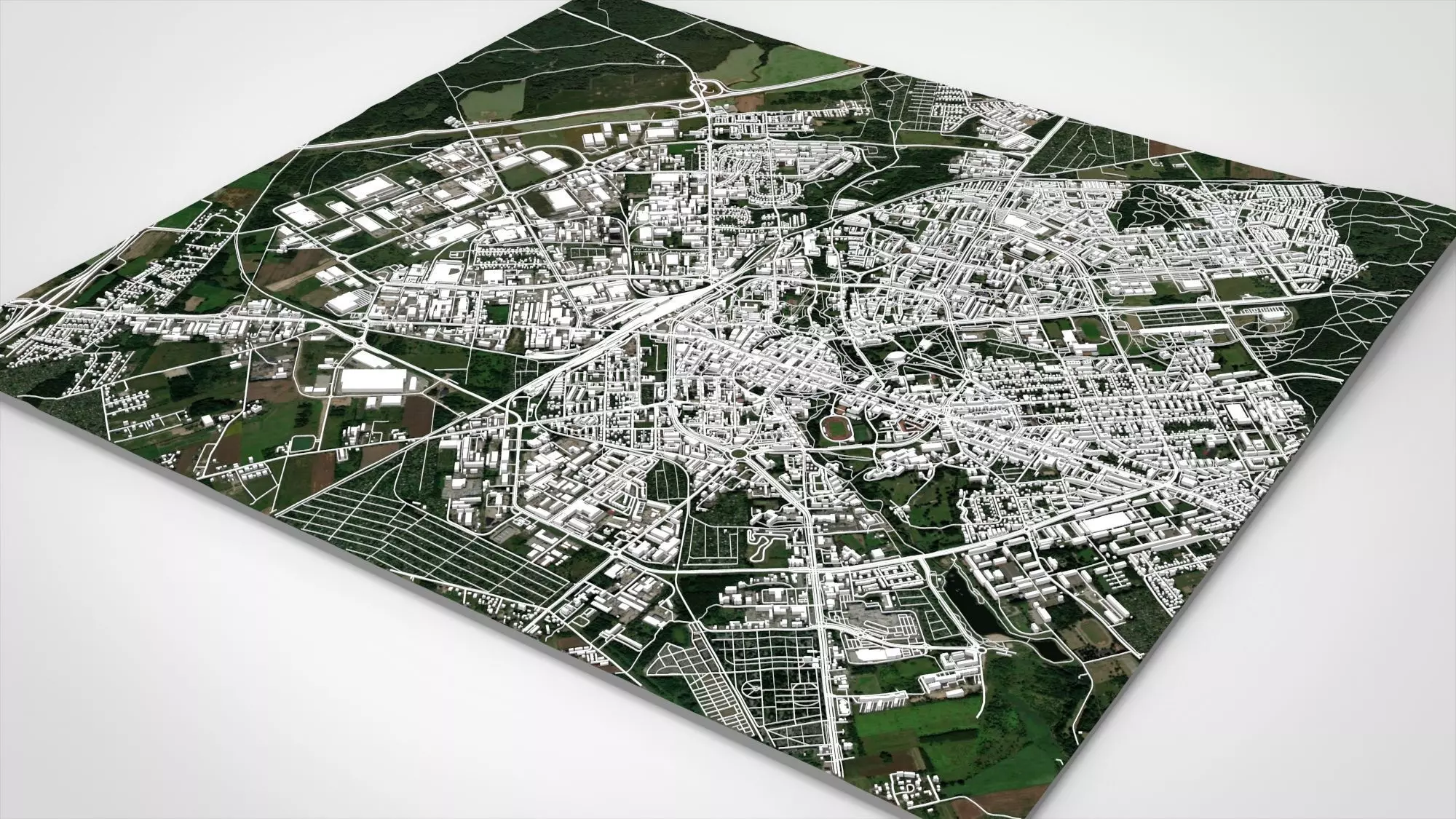 Cityscape Koszalin Poland 3D model_15