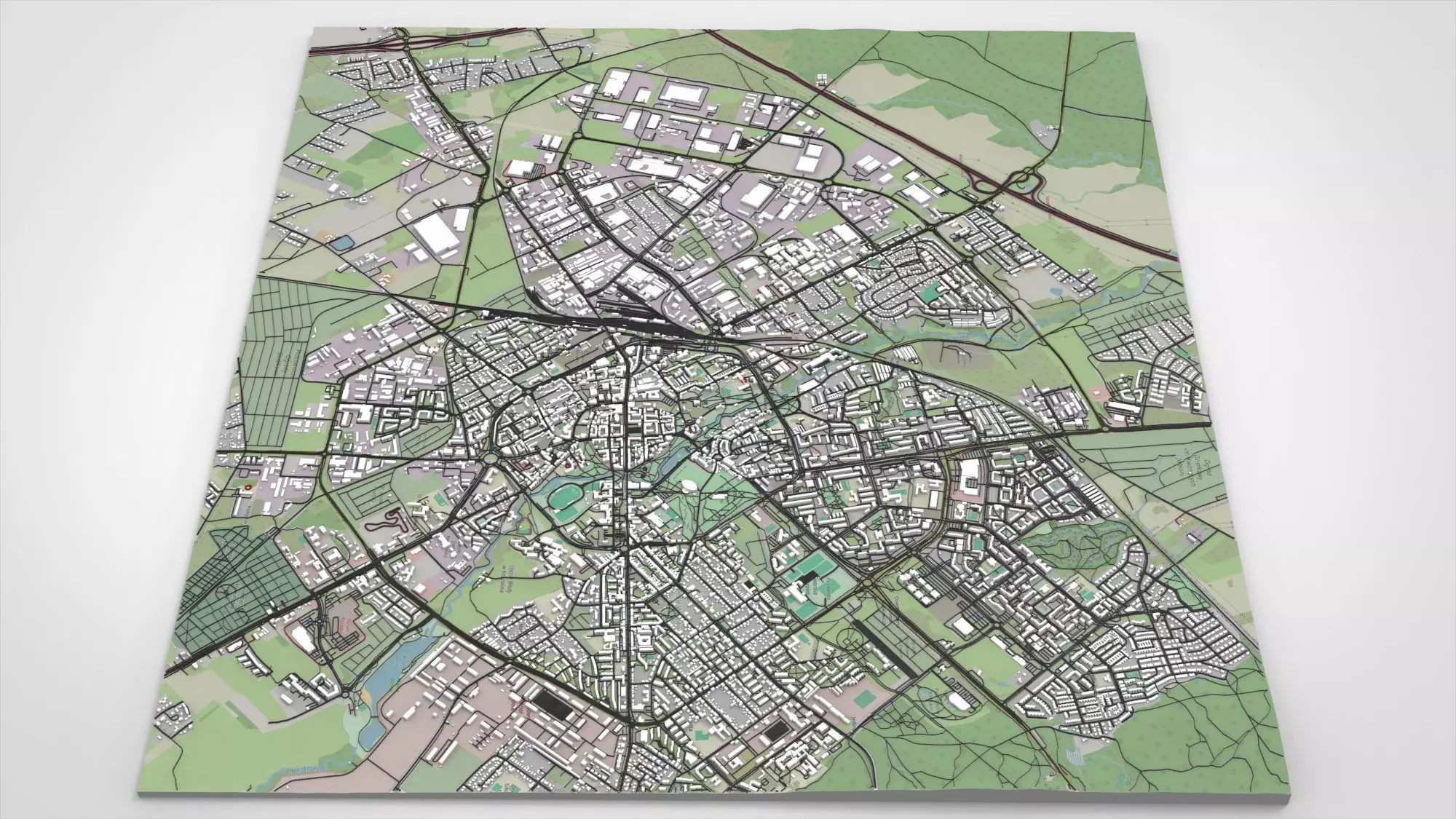 Cityscape Koszalin Poland 3D model_5