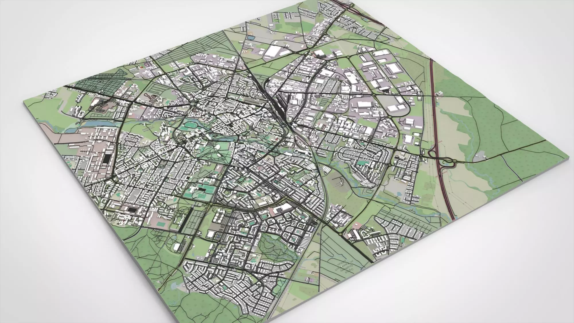 Cityscape Koszalin Poland 3D model_7