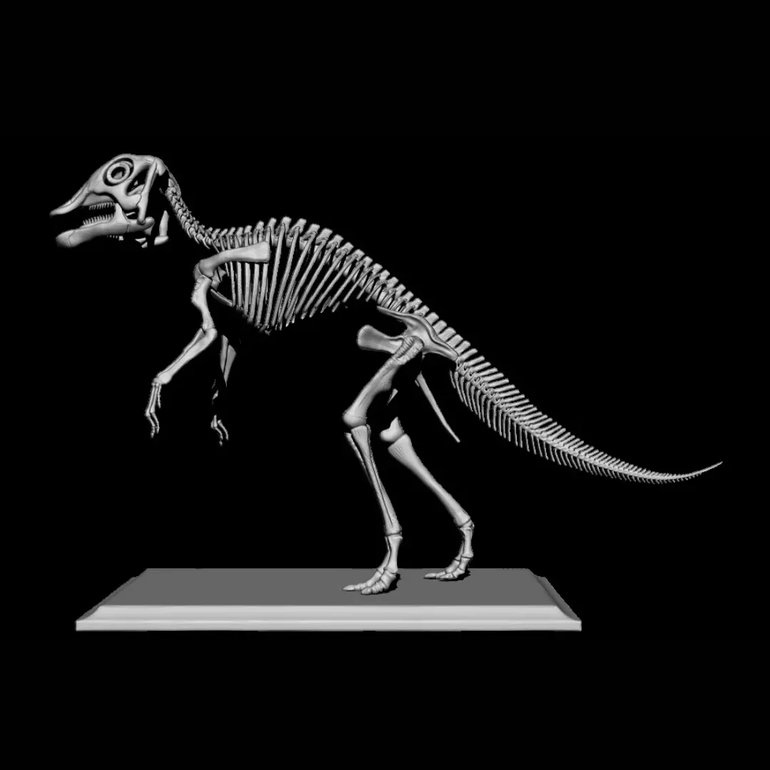 bebe maiasaura v2 3D print model_2