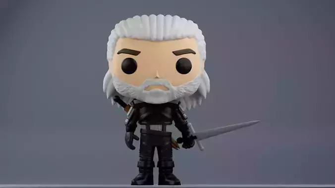 Geralt of Rivia fan art from The Witcher 3 Wild Hunt
