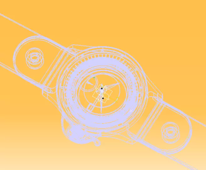 Wrist Watch ETA 2895-2 Movement 3D print model_29